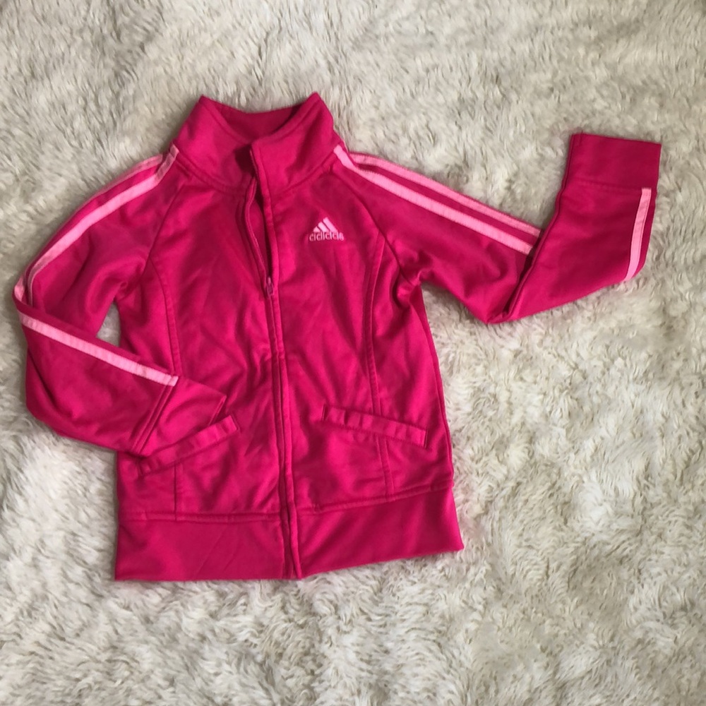 Adidas Track Jacket 3 Stripes Pink